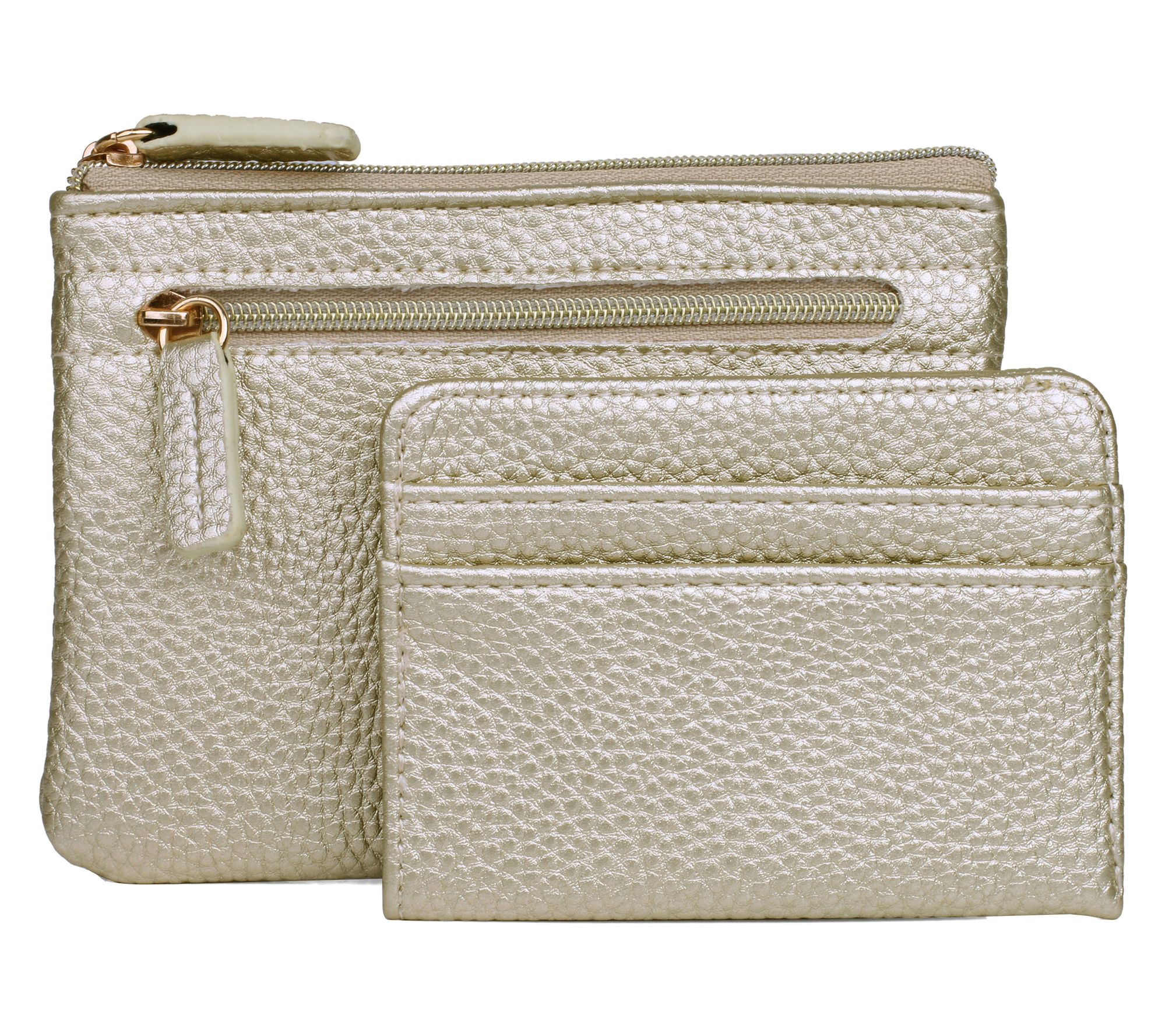 Julia Buxton Pebble RFID Pik-Me-Up Large ID Coin / Card Case