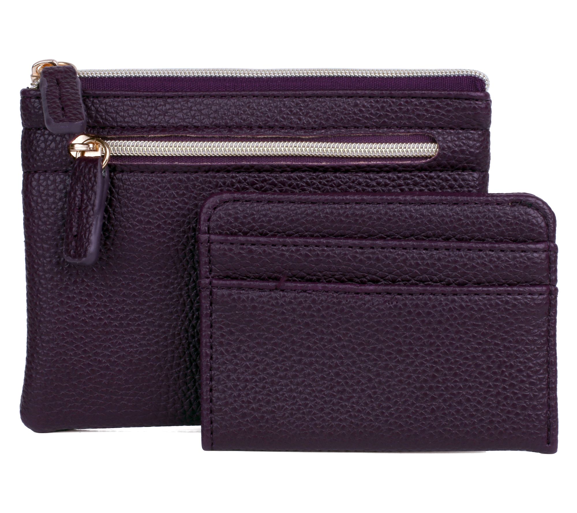 Julia Buxton Pebble RFID Pik-Me-Up Large ID Coin / Card Case