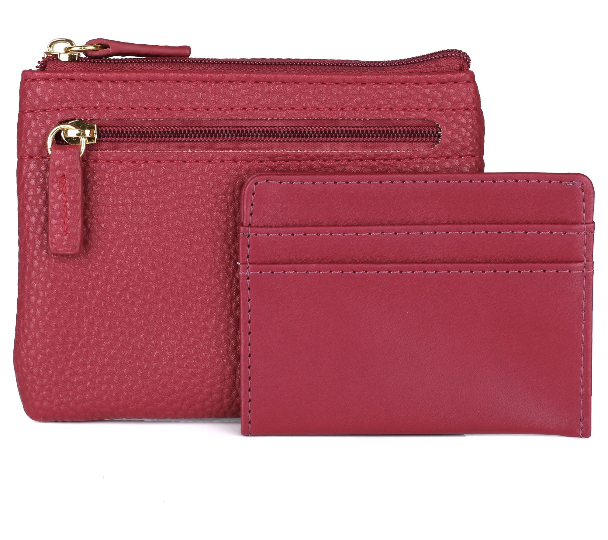 Julia Buxton Pebble RFID Pik-Me-Up Large ID Coin / Card Case