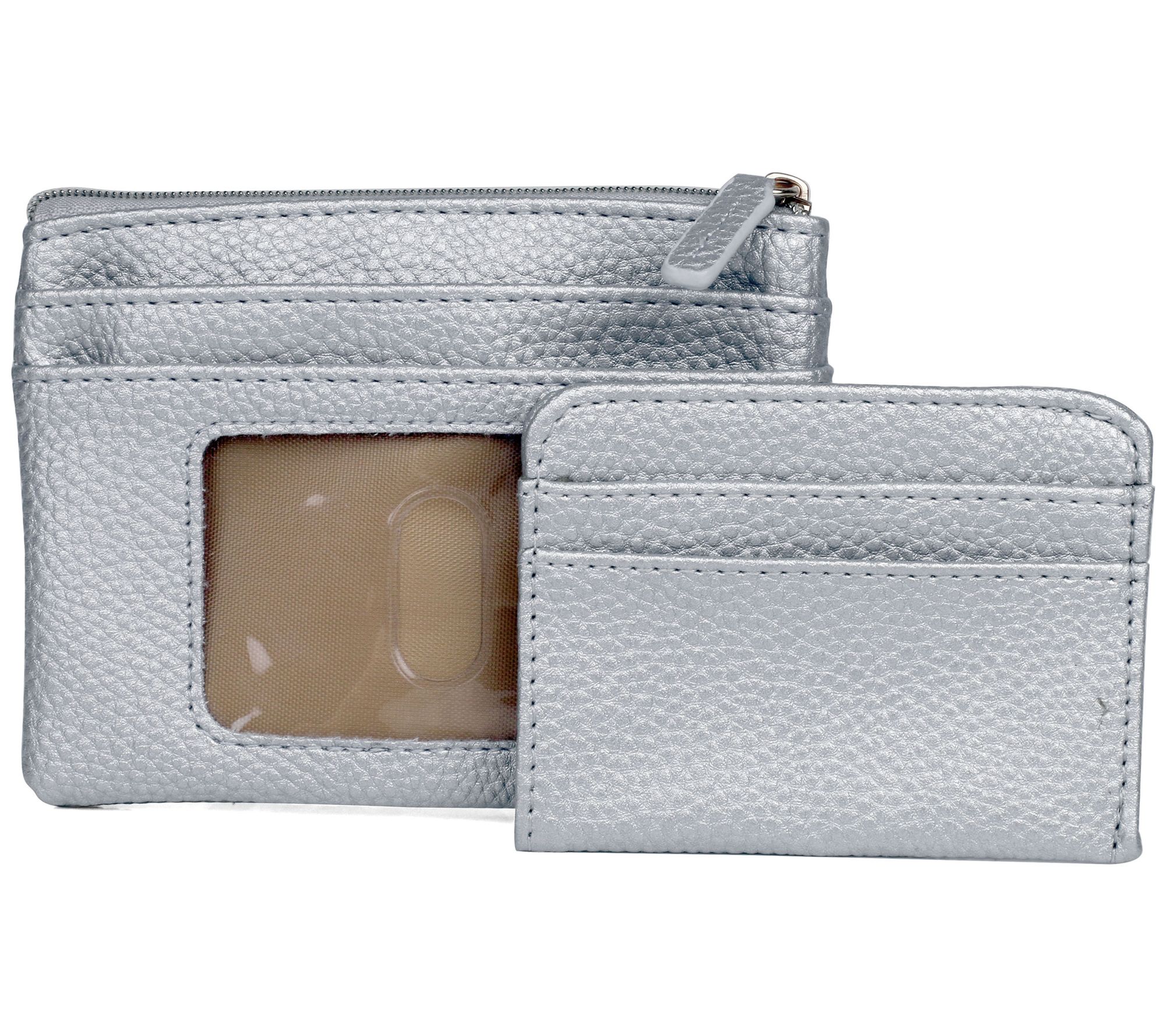 Julia Buxton Pebble RFID Pik-Me-Up Large ID Coin / Card Case