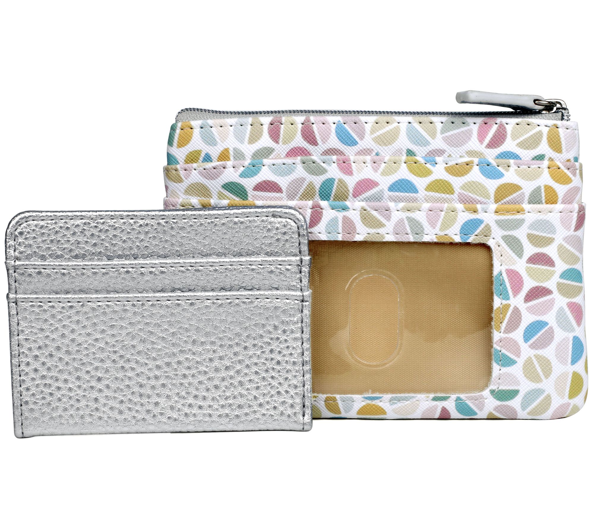 Julia Buxton Pebble RFID Pik-Me-Up Large ID Coin / Card Case