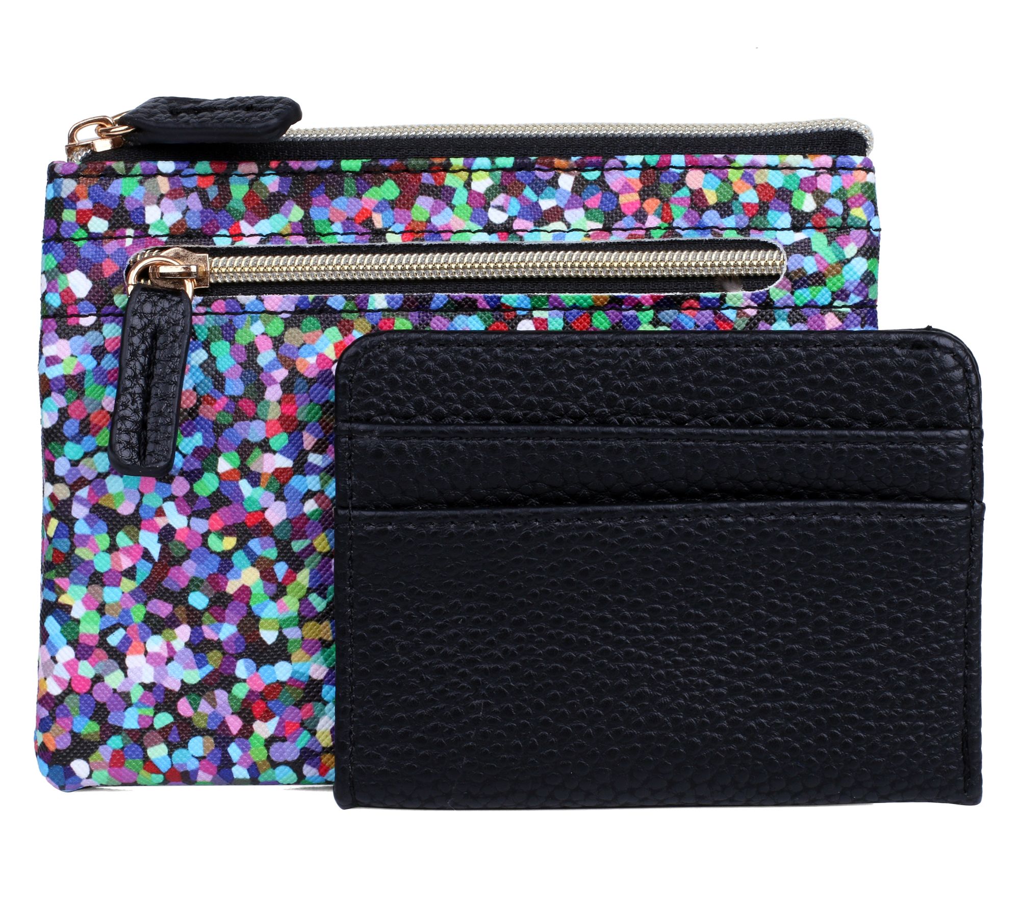 Julia Buxton Pebble RFID Pik-Me-Up Large ID Coin / Card Case