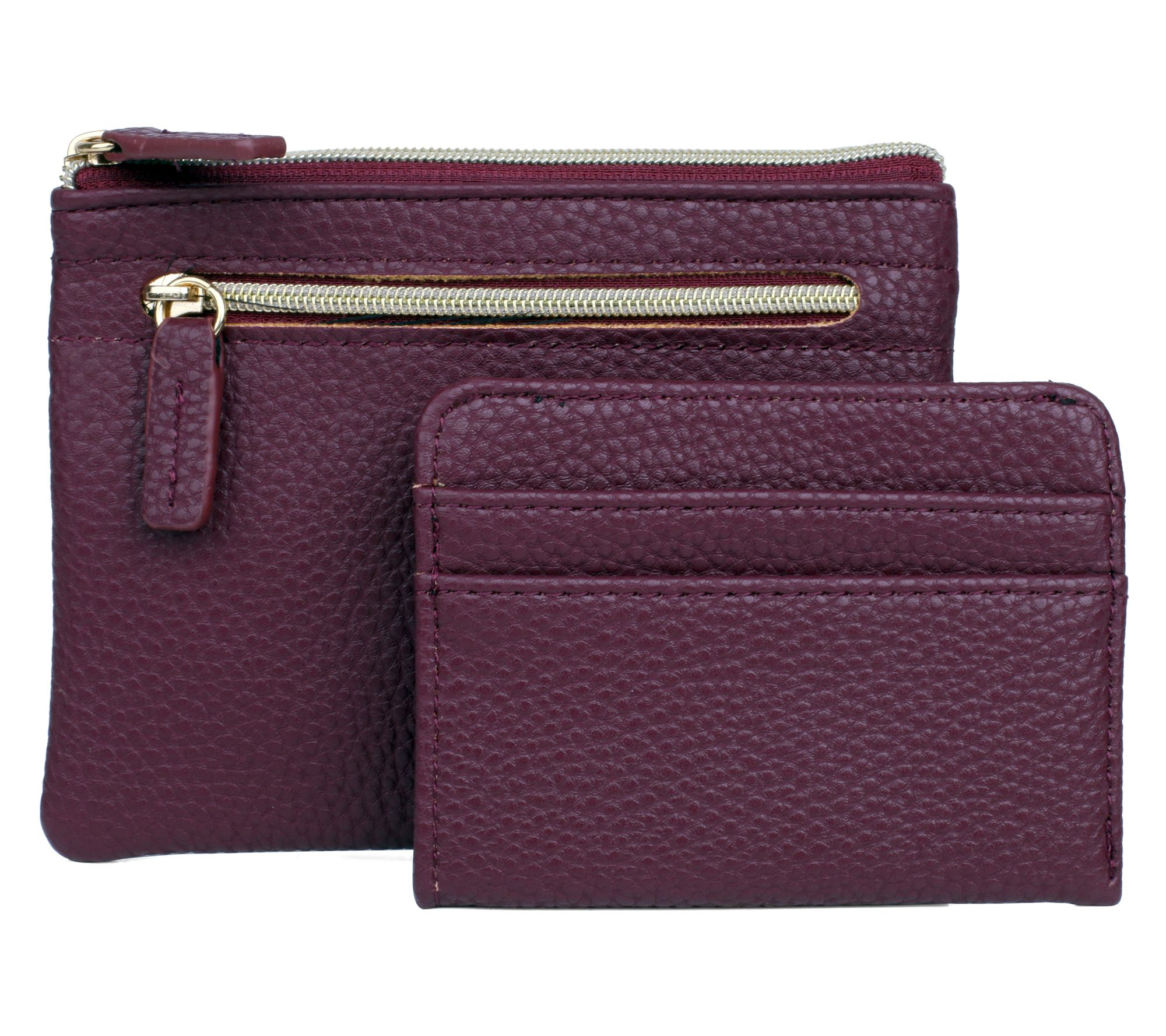 Julia Buxton Pebble RFID Pik-Me-Up Large ID Coin / Card Case