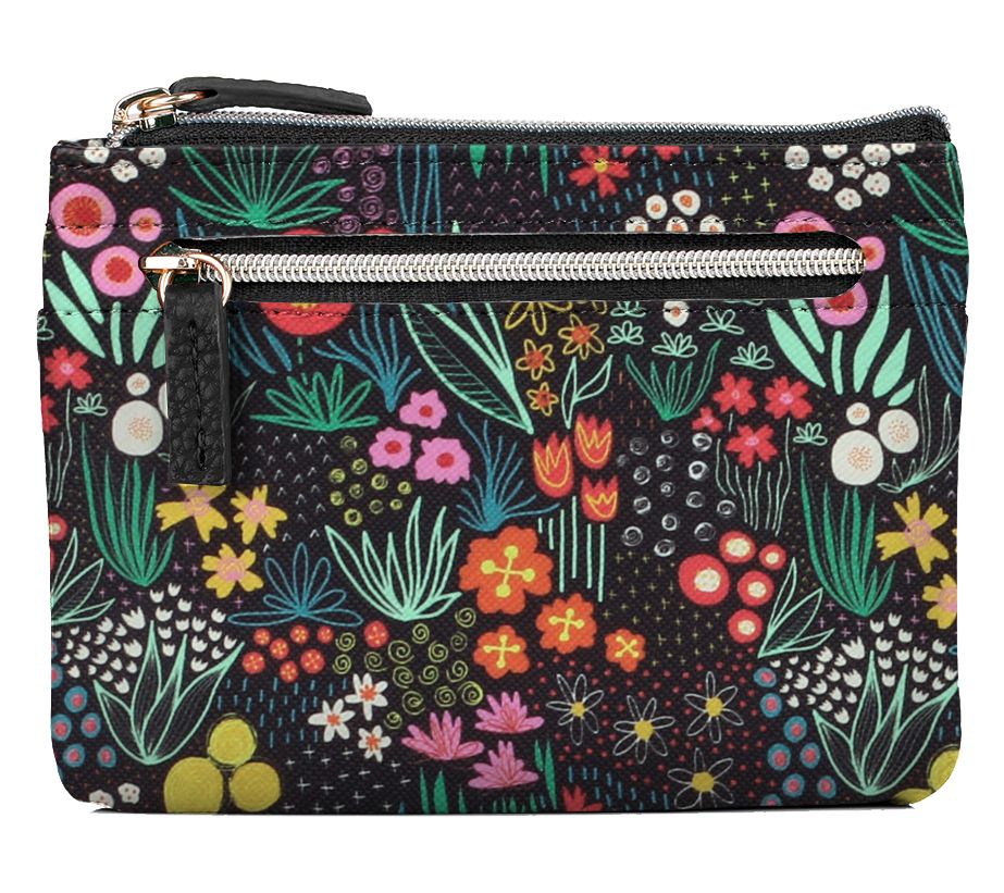 Julia Buxton Pebble RFID Pik-Me-Up Large ID Coin / Card Case