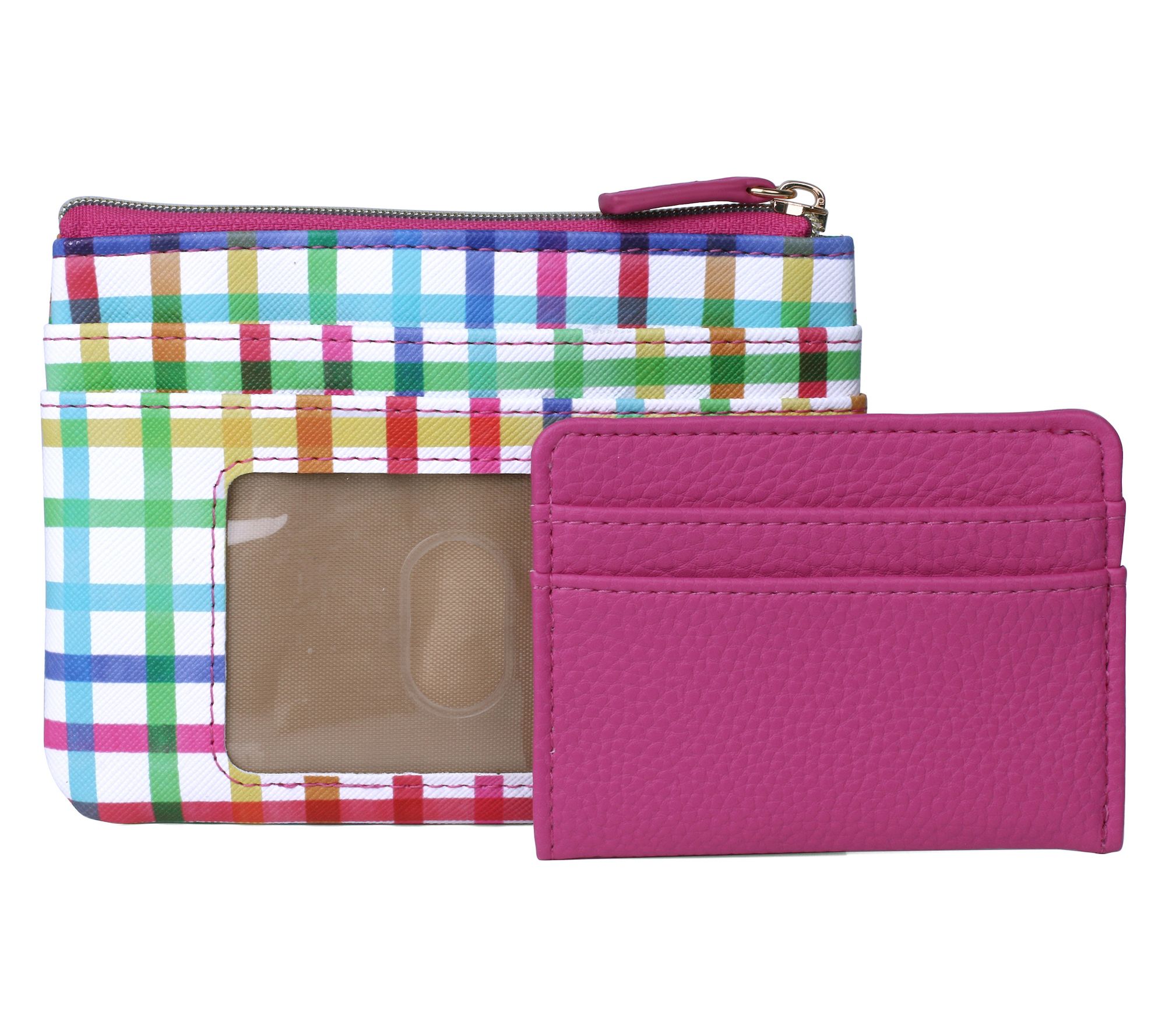 Julia Buxton Pebble RFID Pik-Me-Up Large ID Coin / Card Case