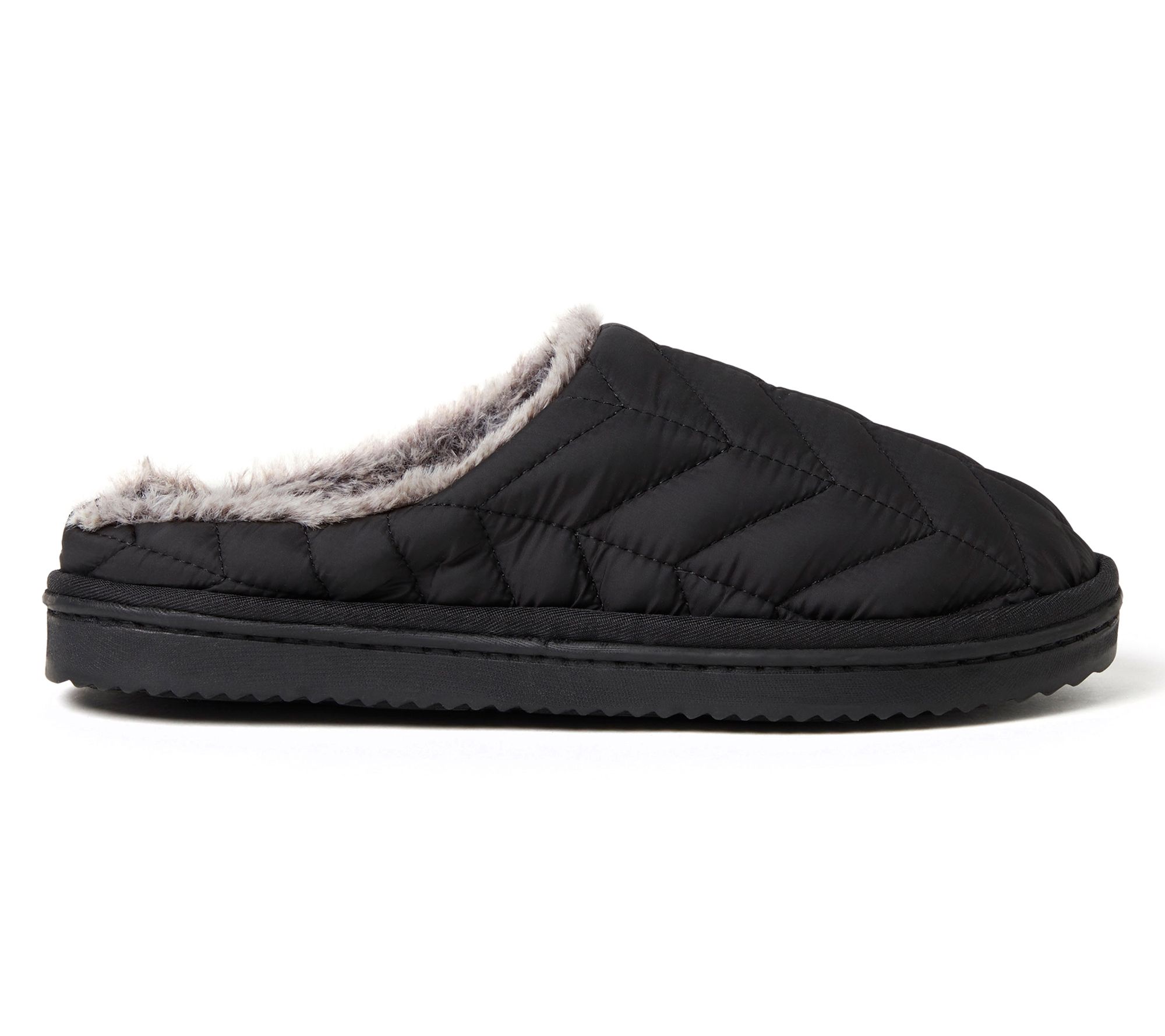 Dearfoams Quilted Nylon Clog Slippers - Cora - QVC.com
