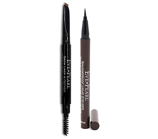 EVE PEARL Brow Liner & Definer Duo - Brown Cocoa