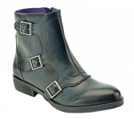 David Tate Leather Adjustable Fashion Boots - Wild