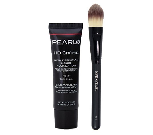 EVE PEARL PEARLfx HD Creme Liquid Foundation with Brush