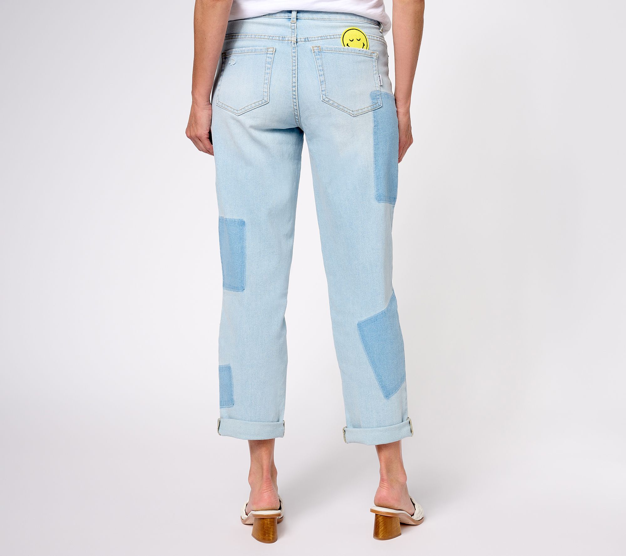 LOGO by Lori Goldstein x Smiley World Special Edition Regular Jeans ...