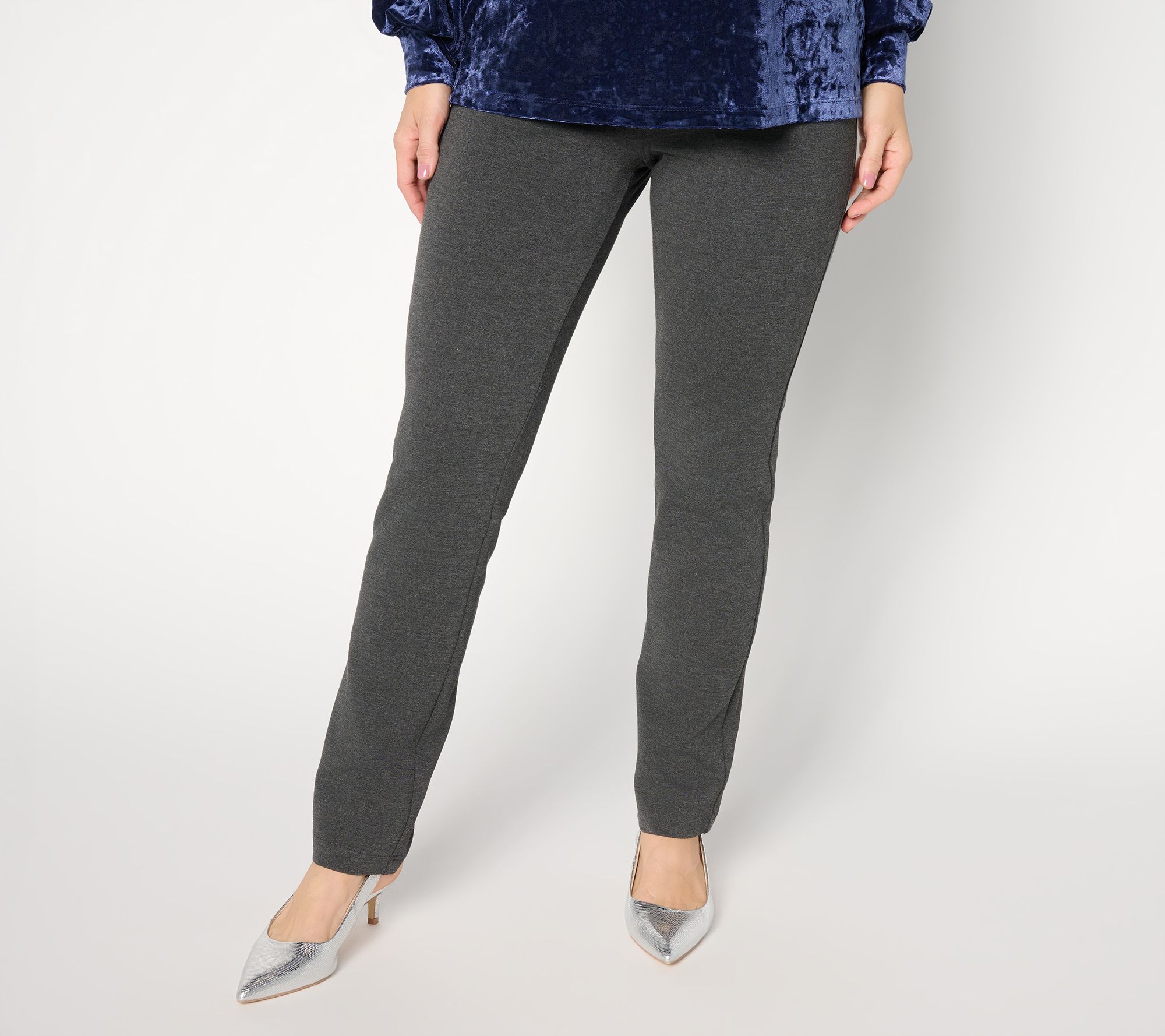 Belle by Kim Gravel Tall Perfect Ponte Straight Leg Pant