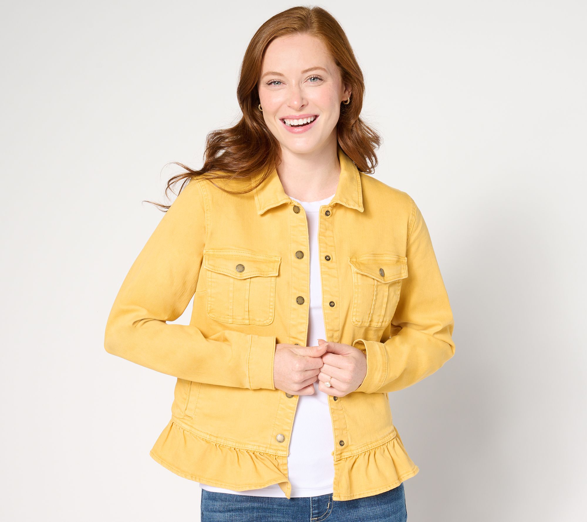 Belle Boho by Kim Gravel Vintage Style Ruffle Hem JAcket