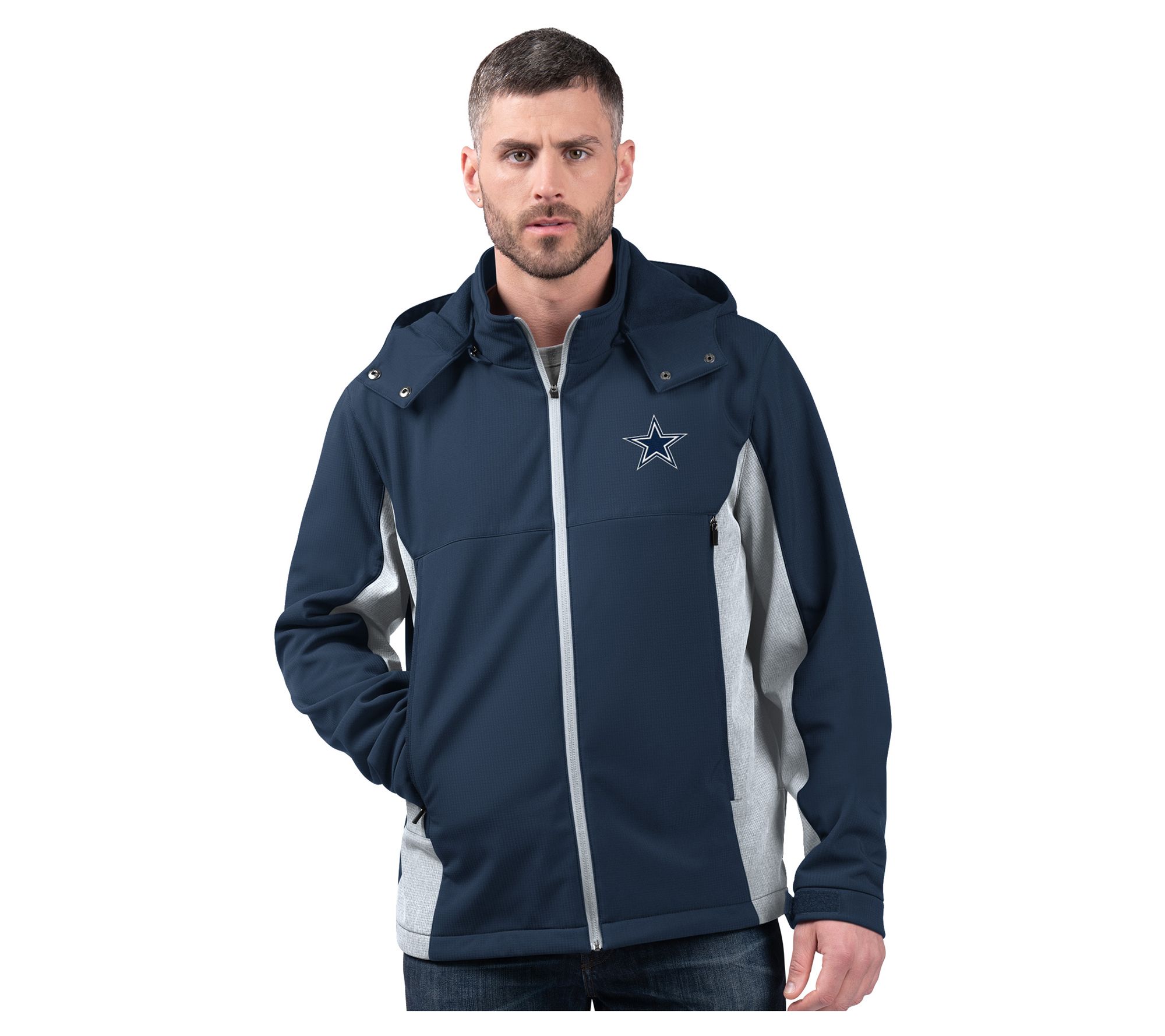 NFL Dallas Men's Soft Shell Bonded Jacket - QVC.com