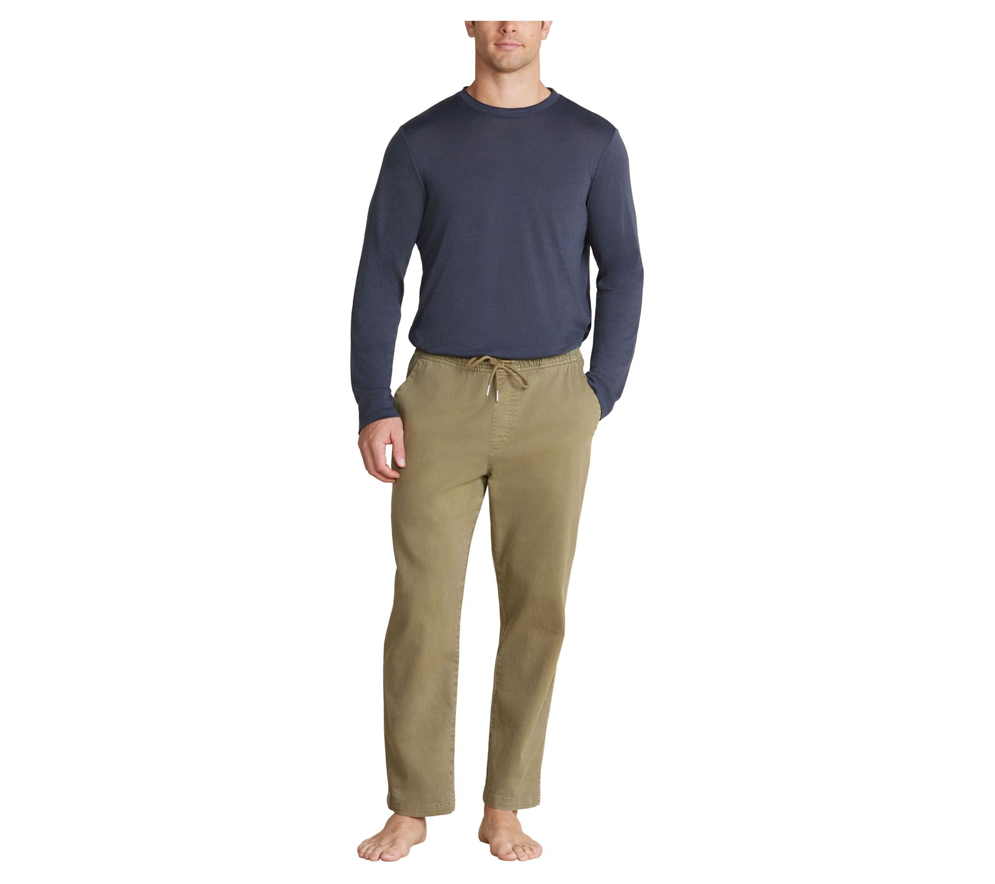 Barefoot Dreams Malibu Collection Men's Twill Relaxed Pant