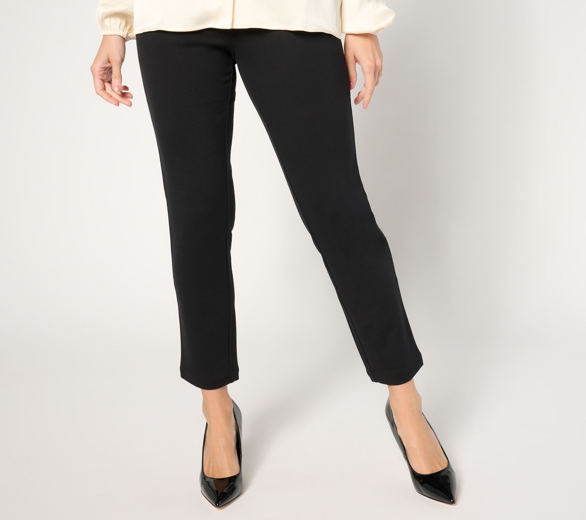 "As Is" BEAUTIFUL by Lawrence Zarian Regular Printed Slim Ponte Pant