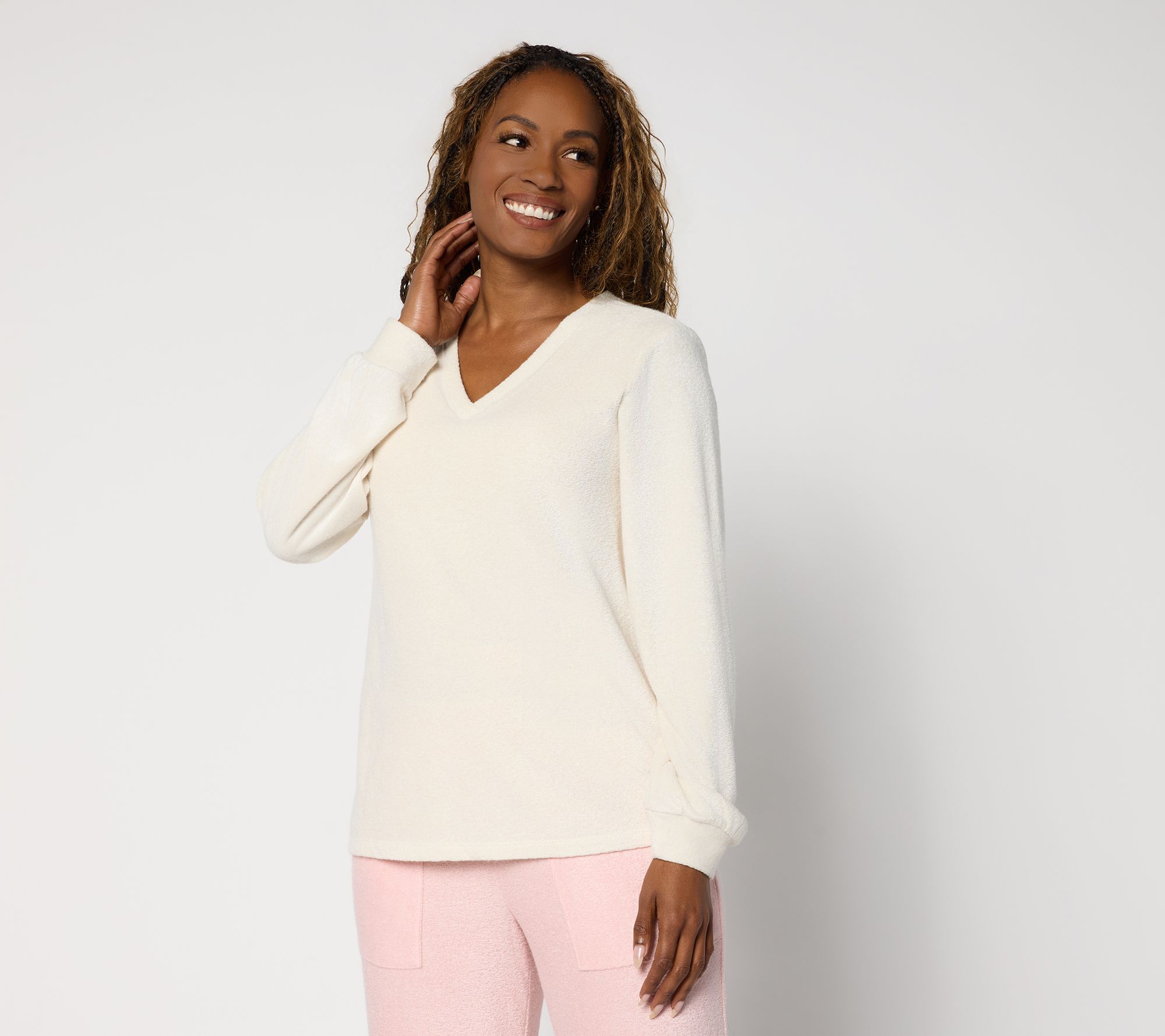 Modern Soul x Anybody Comfort Soul Knit Fleece Top w/ Support System