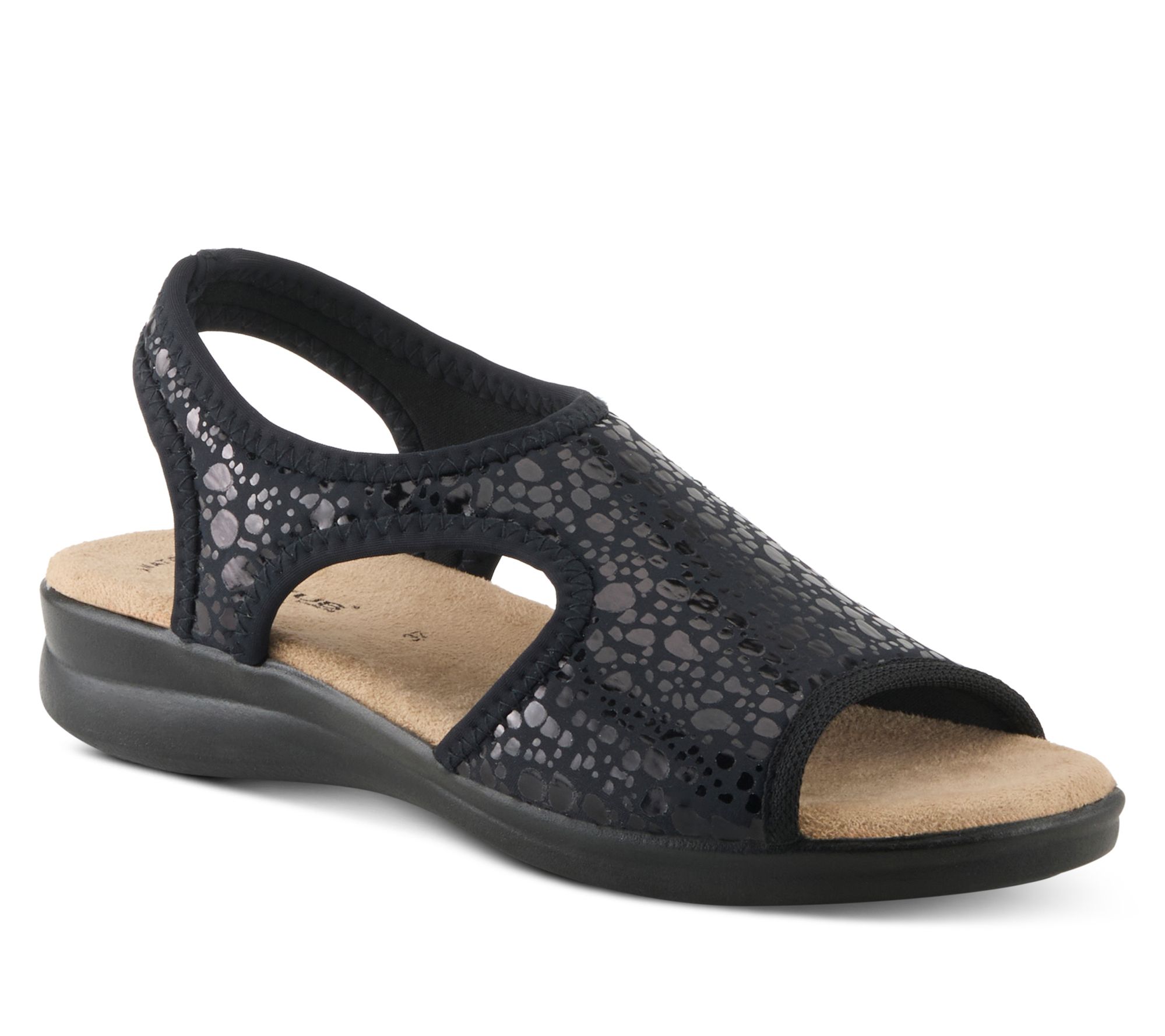 Flexus by Spring Step Ankle Strap Sandals - Nyaman-Crackle