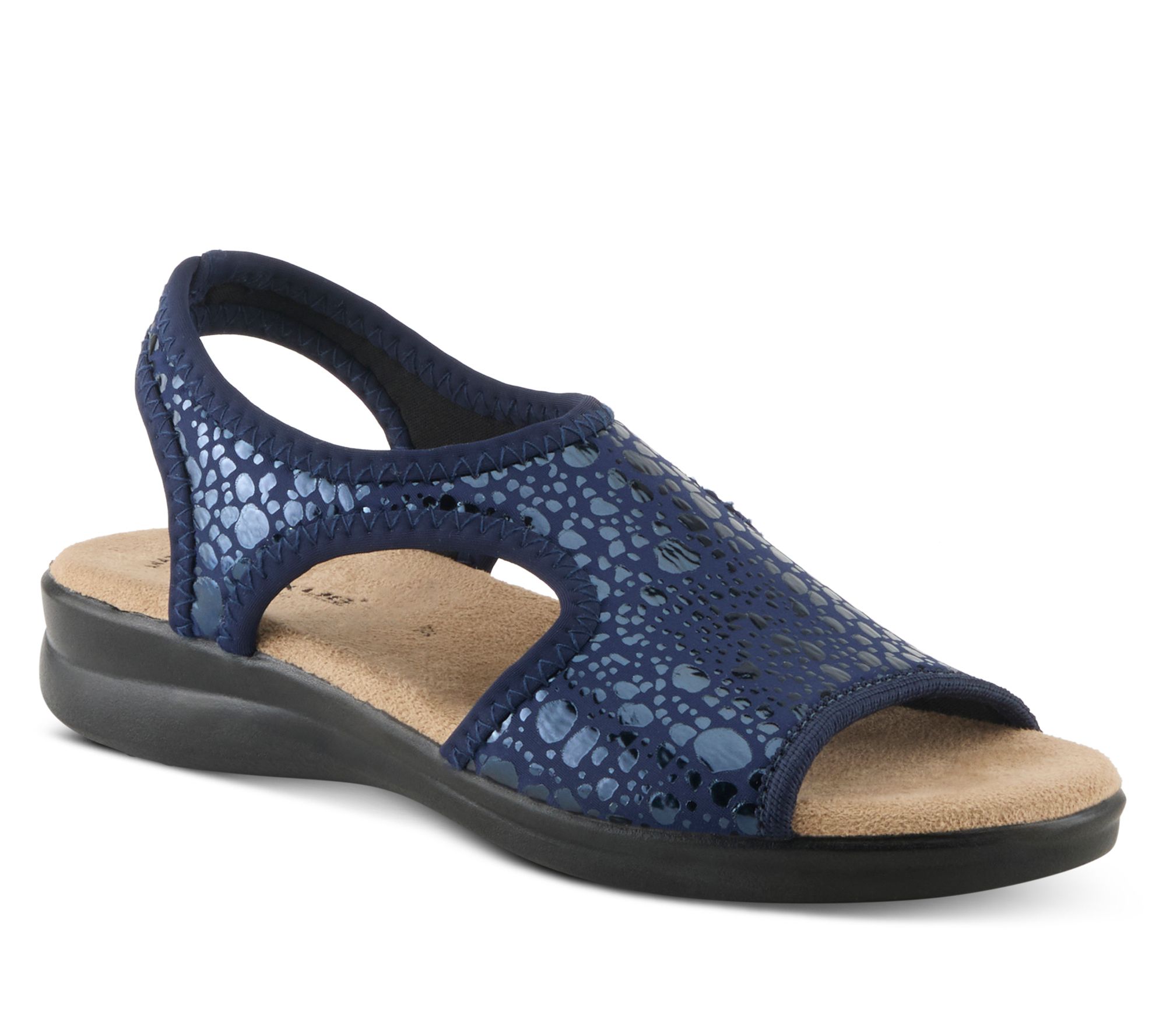 Flexus by Spring Step Ankle Strap Sandals - Nyaman-Crackle