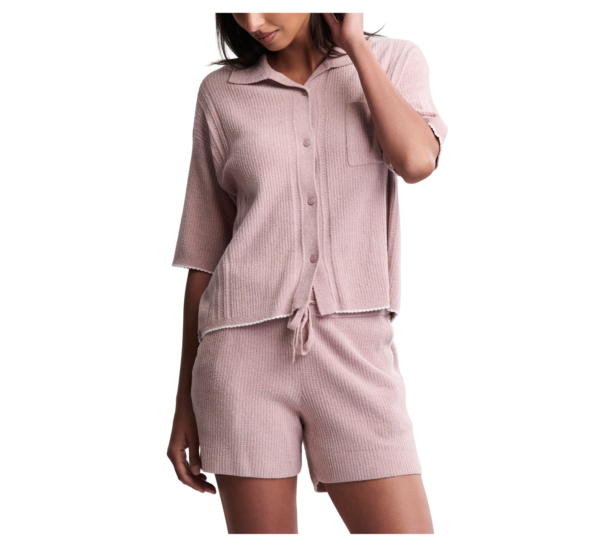 Barefoot Dreams CozyChic Ultra Lite Short Sleeve & Short Set