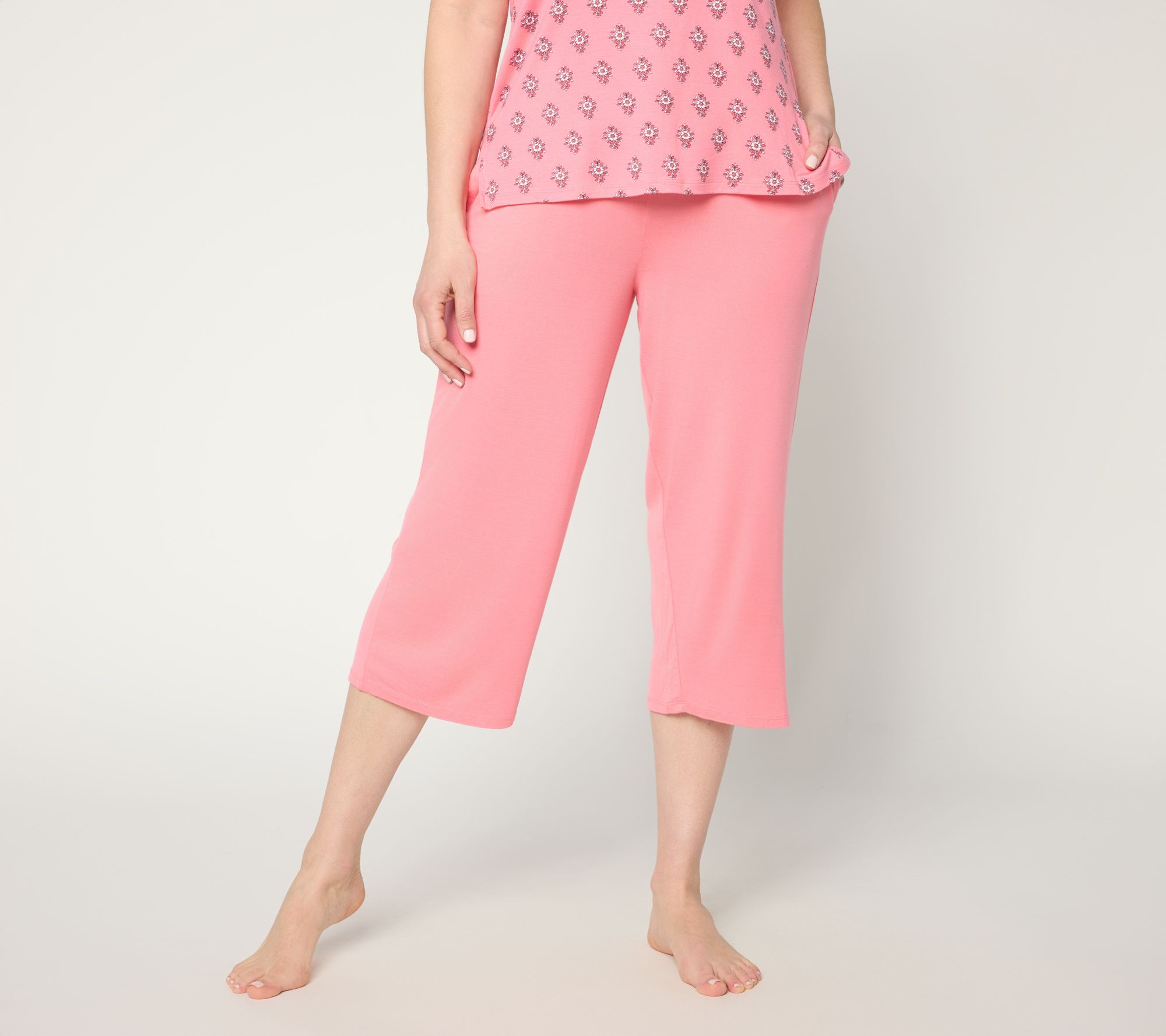 Cuddl Duds Soft Stretch Cropped Pant
