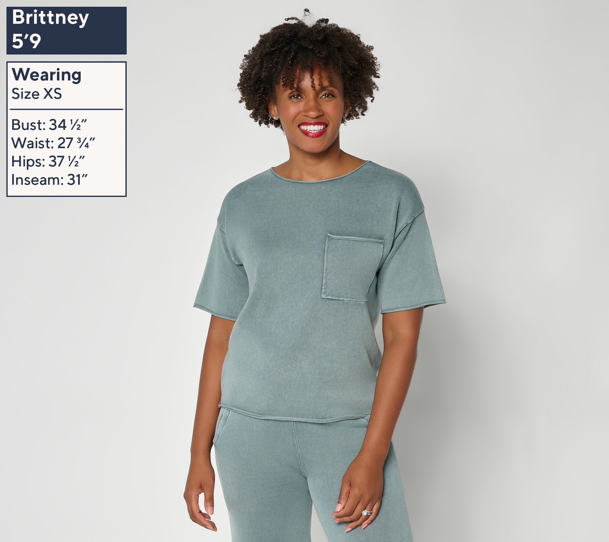 Barefoot Dreams 100% Cotton Sunbleached Pocket Tee - QVC.com