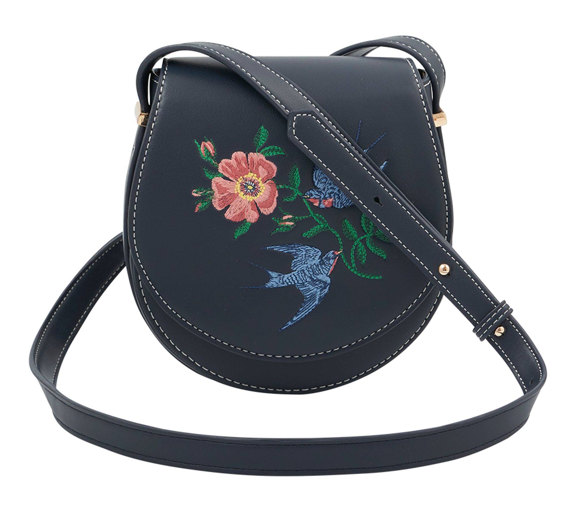 Fable England Swooping Swallows Saddle Bag