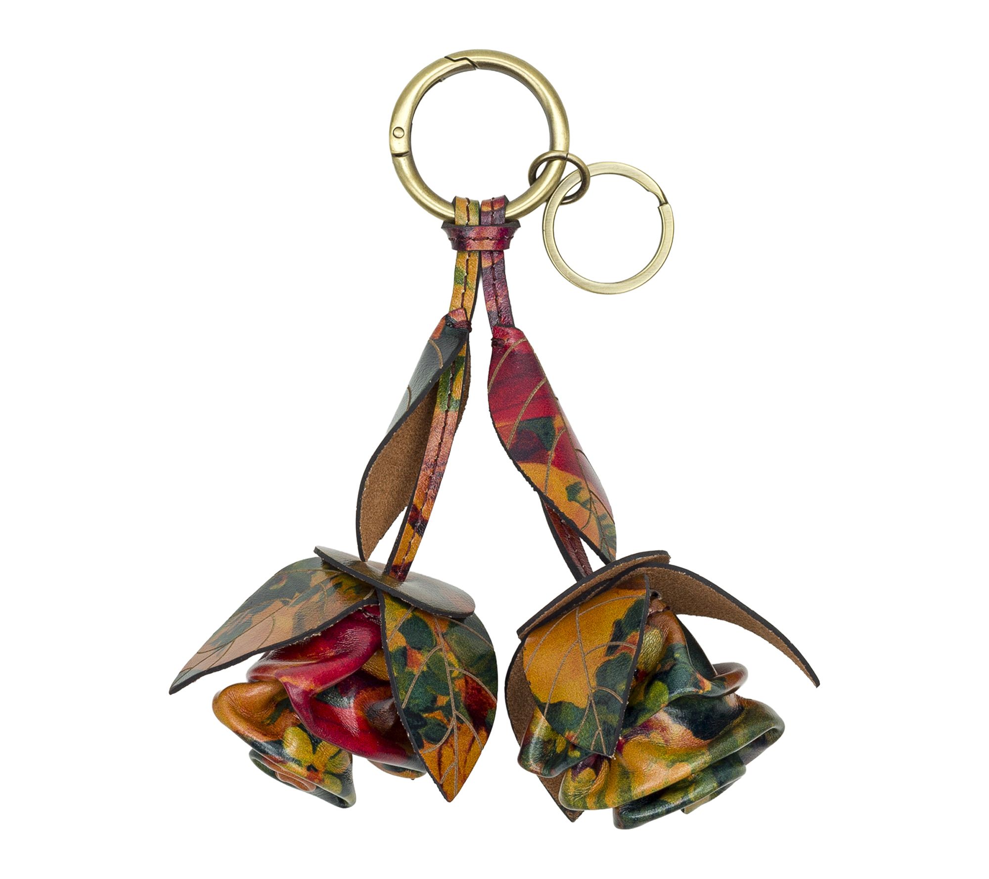 Patricia Nash Laced Rose Bag Charm - Multi Print