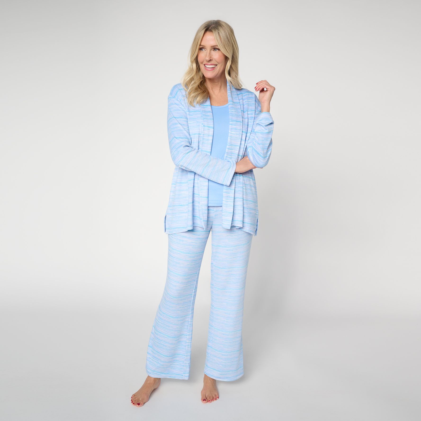 "As Is" MUK LUKS Sweater Knit & Cloud Knit Lounge Set