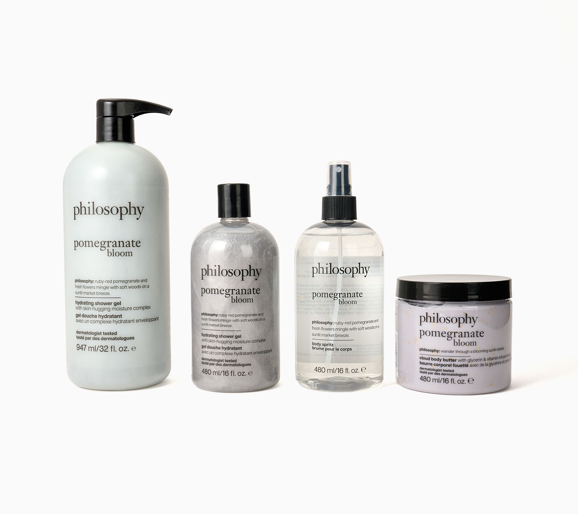  philosophy 4 piece bubble up body care layering collection