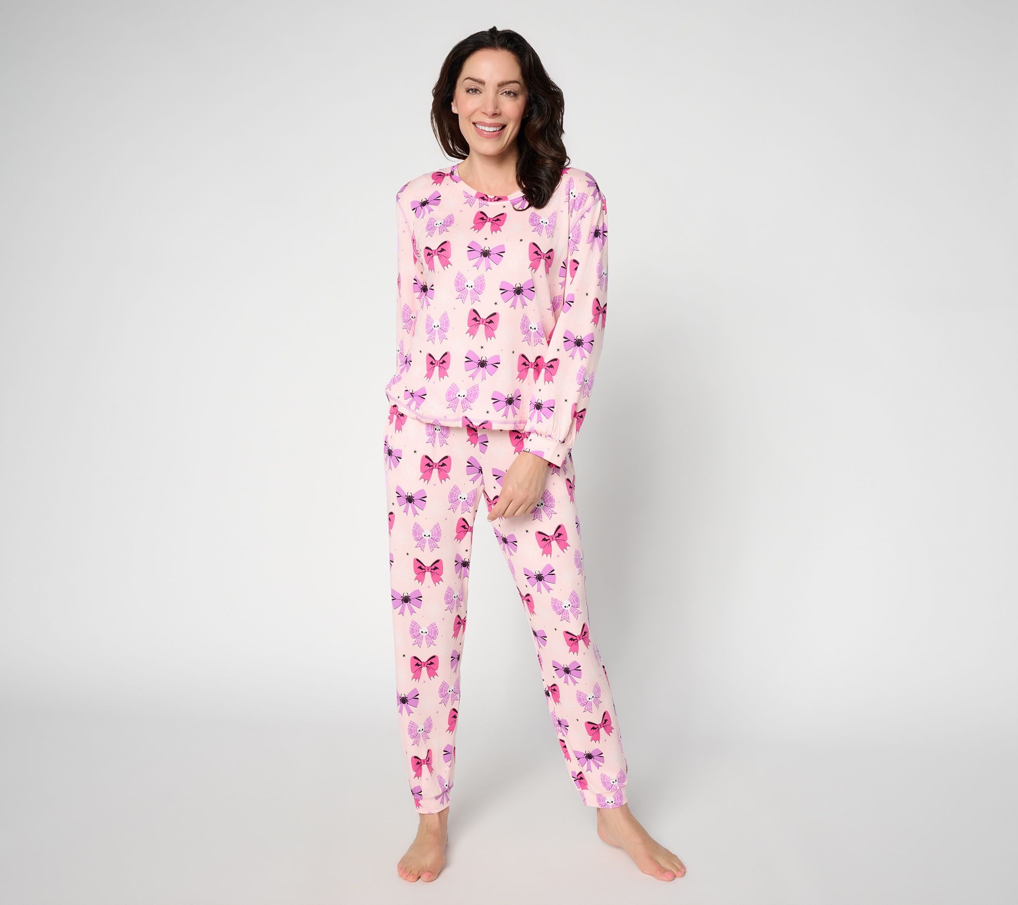 MUK LUKS Cloud Knit Halloween Pajama Set
