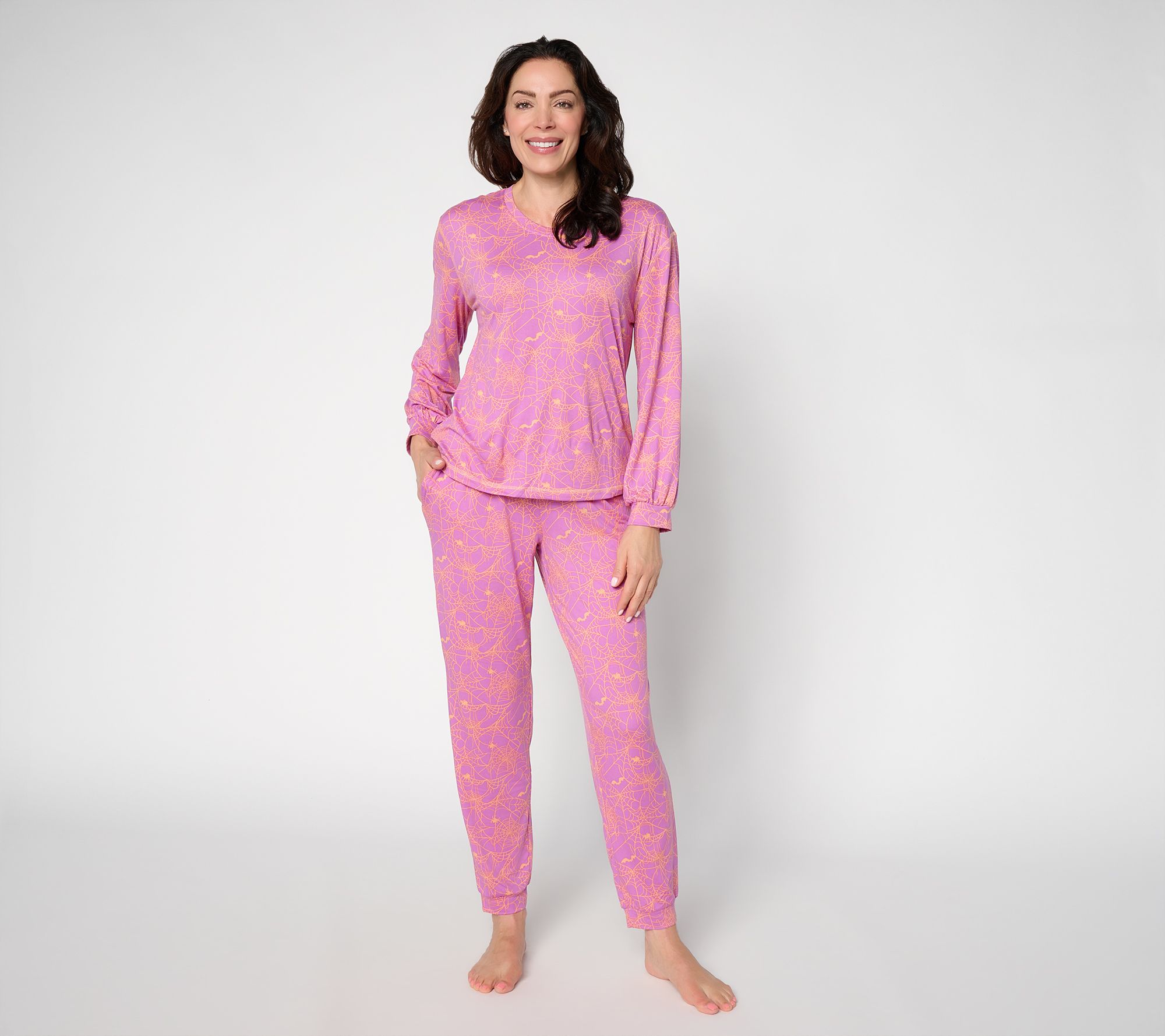 MUK LUKS Cloud Knit Halloween Pajama Set