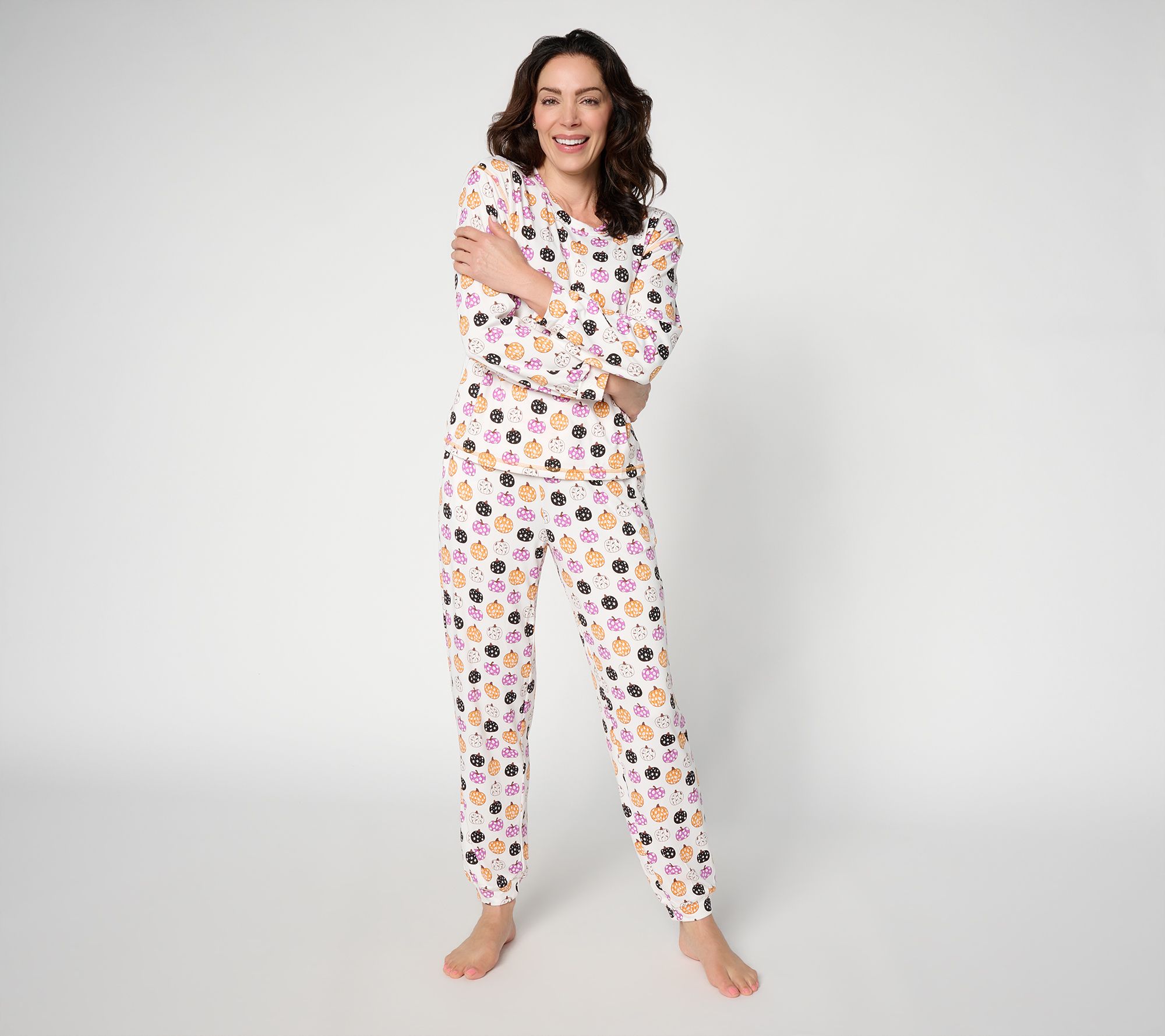 MUK LUKS Cloud Knit Halloween Pajama Set