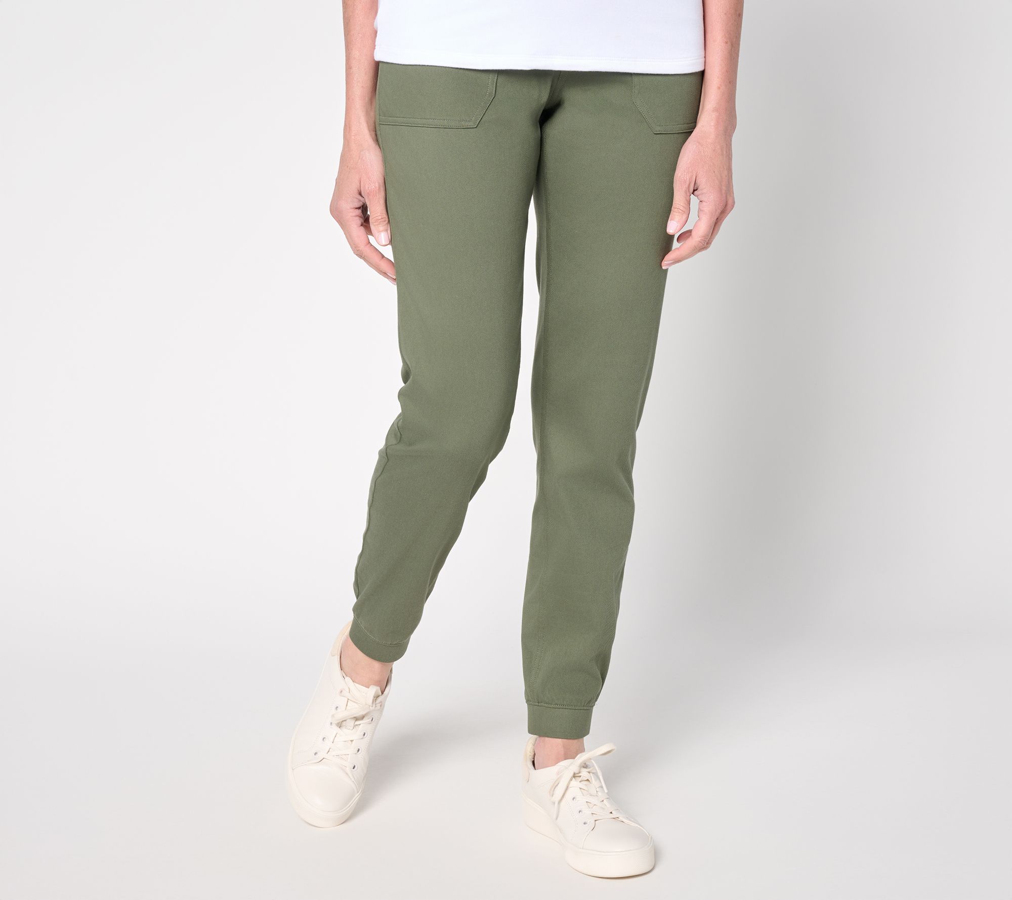 "As Is" Denim & Co. Reg Comfy Knit Air Pull On Jogger