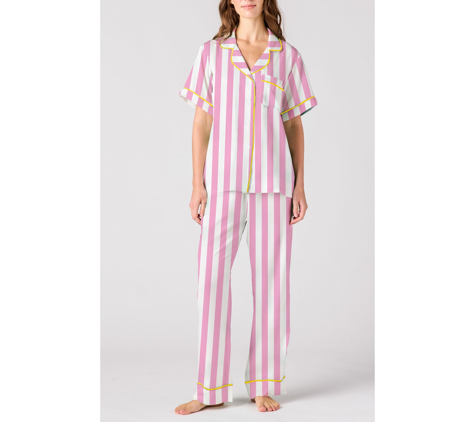 Katie Kime Retro Stripe Pajama Pants Set