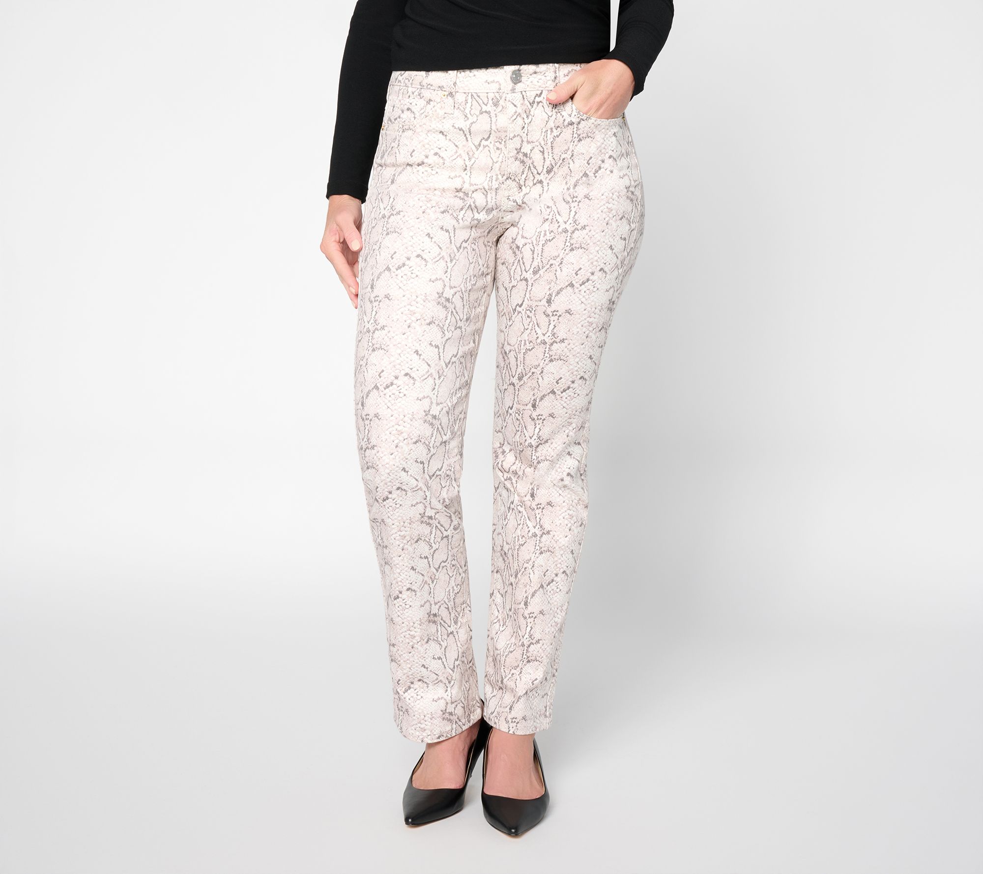 NYDJ High Rise Marilyn Straight Jean