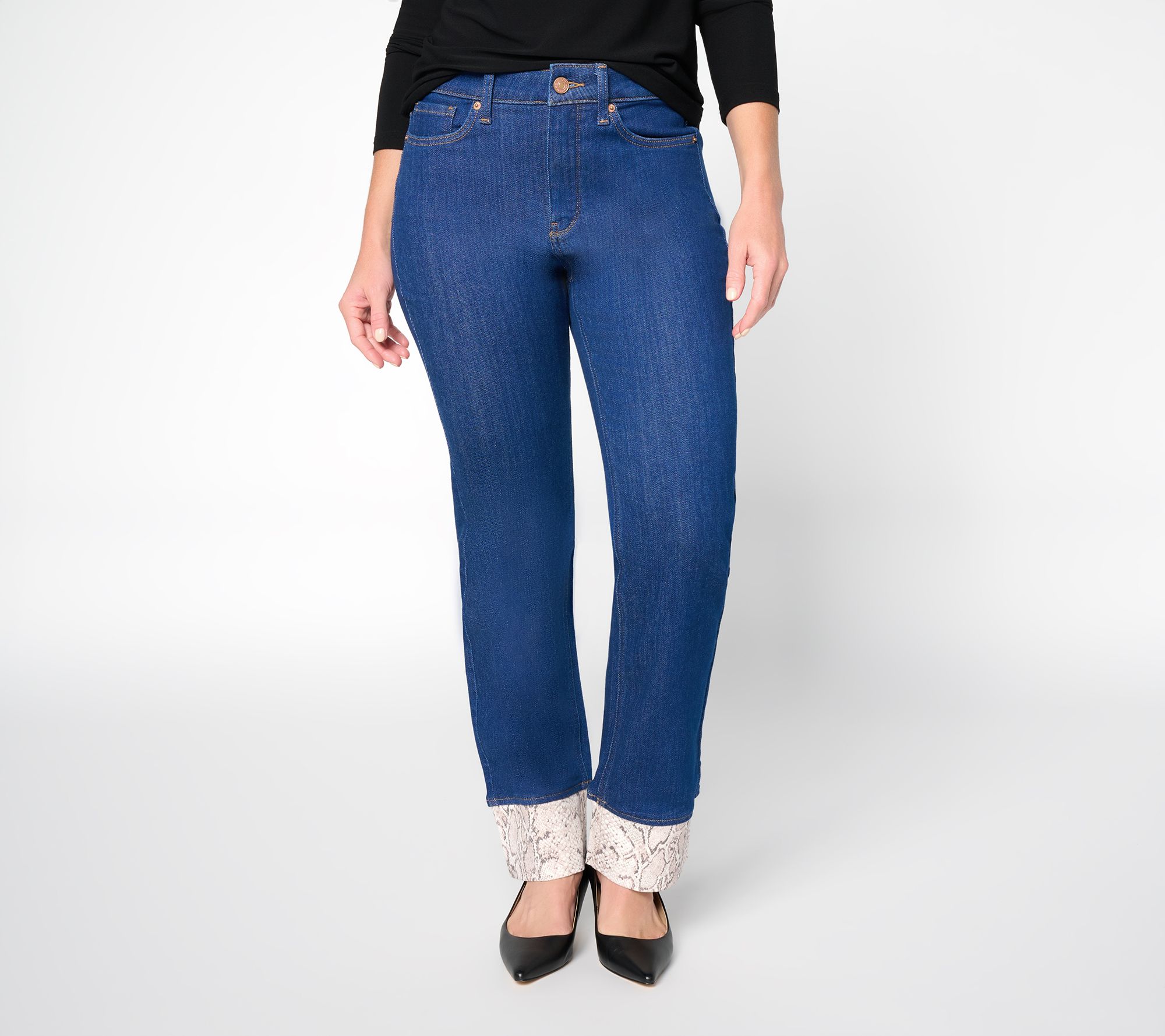 NYDJ High Rise Marilyn Straight Jean