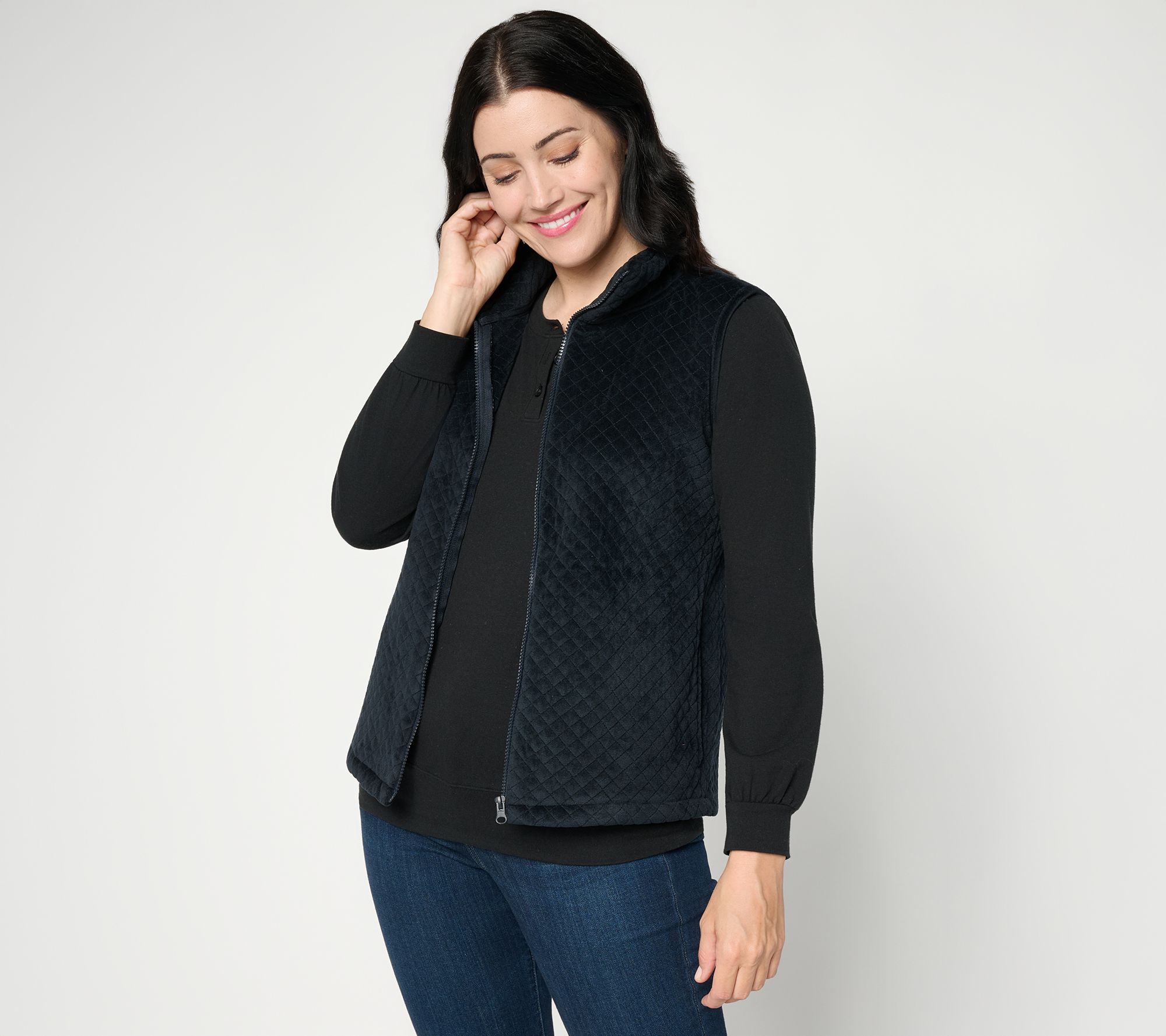 Berkshire Homewear Baby Fleece Quilted Zip Front Vest