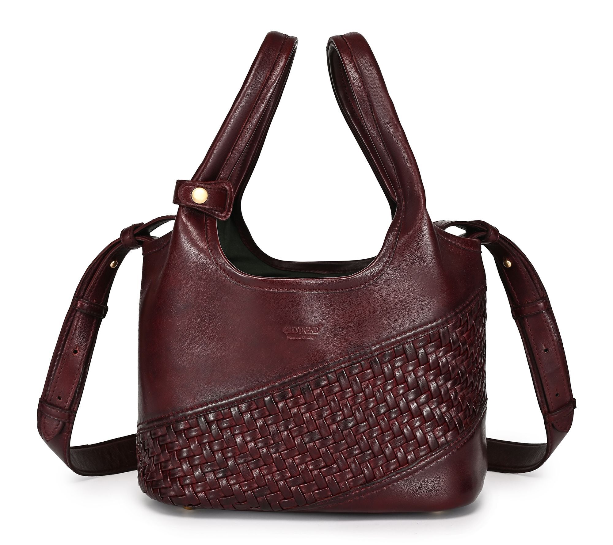 Old Trend Lily Small Handwoven Everyday Leather Tote