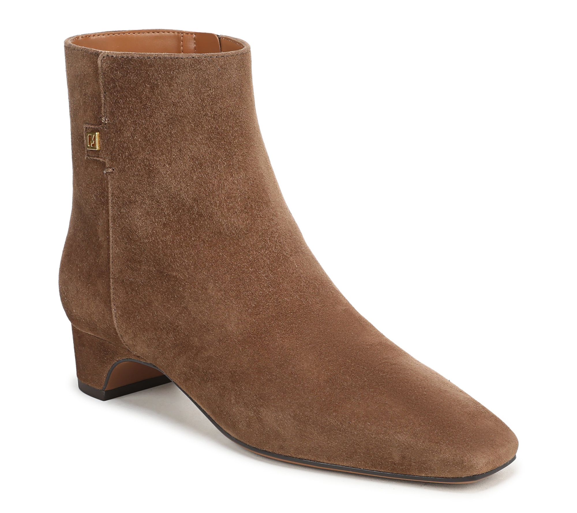 Franco Sarto Leather Ankle Boots - Luella