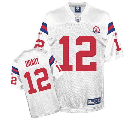 NFL Patriots AFL 50th Anniversary Tom Brady Replica Jersey 