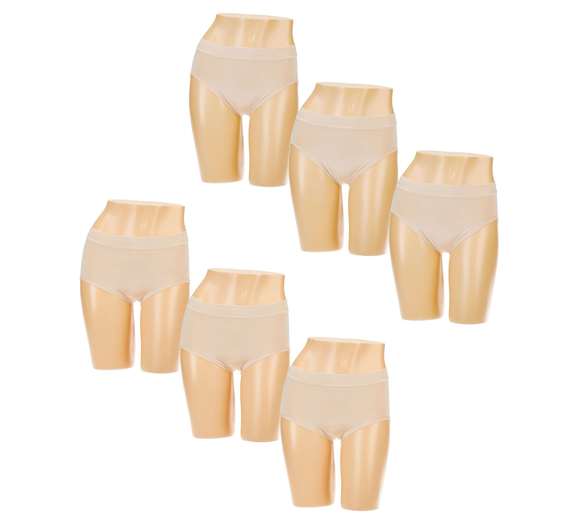 Breezies Choice of Set of 3 Seamless Panties