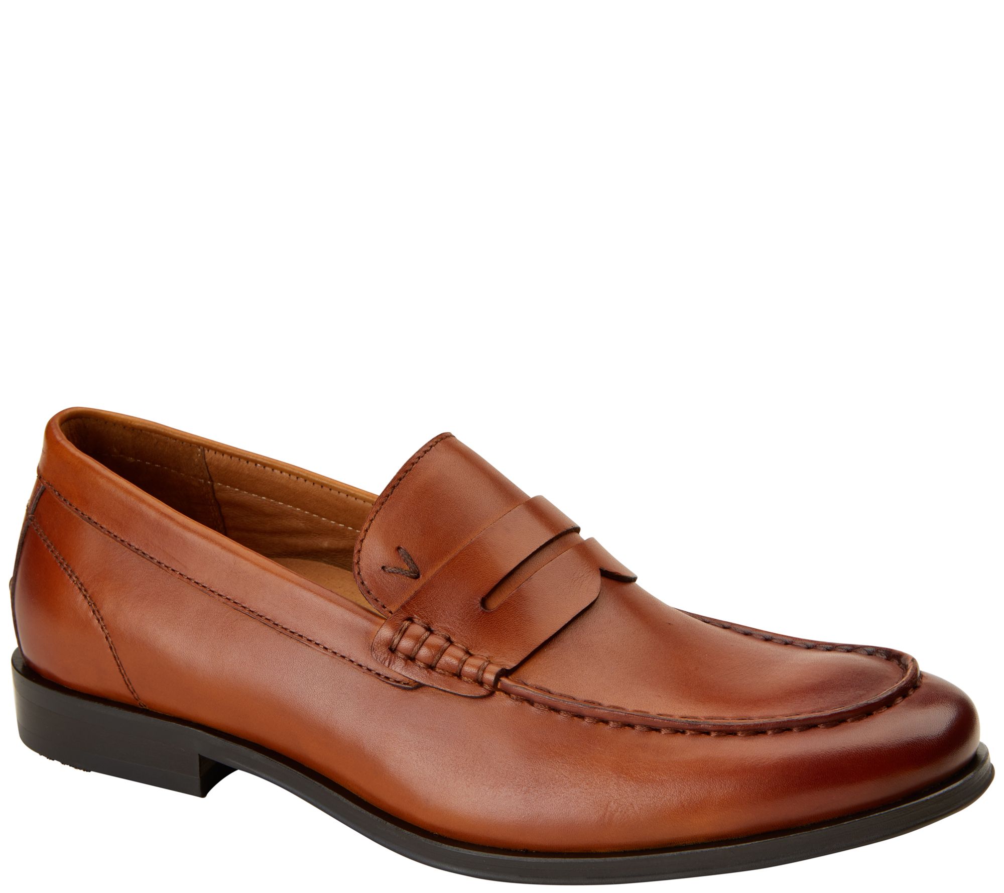 Vionic Men's Leather Loafers - Spruce Snyder - QVC.com
