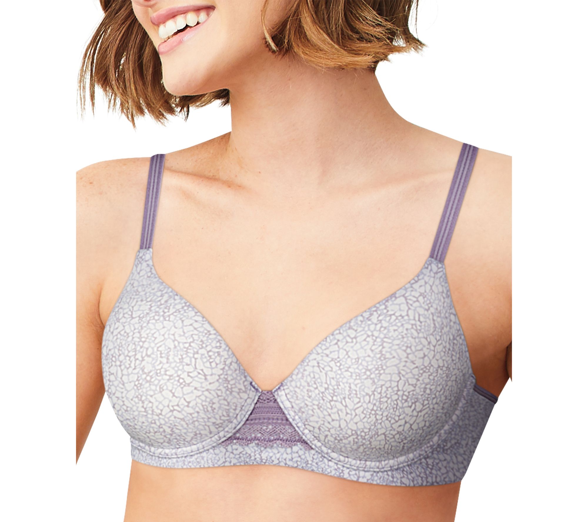 Hanes Womens Full Coverage Underwire Natural Lift T-Shirt Bra Beige Size  40D for sale online
