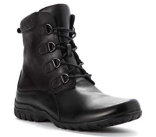 Propet Women's Lace Up Leather Boots - DelaneyTall