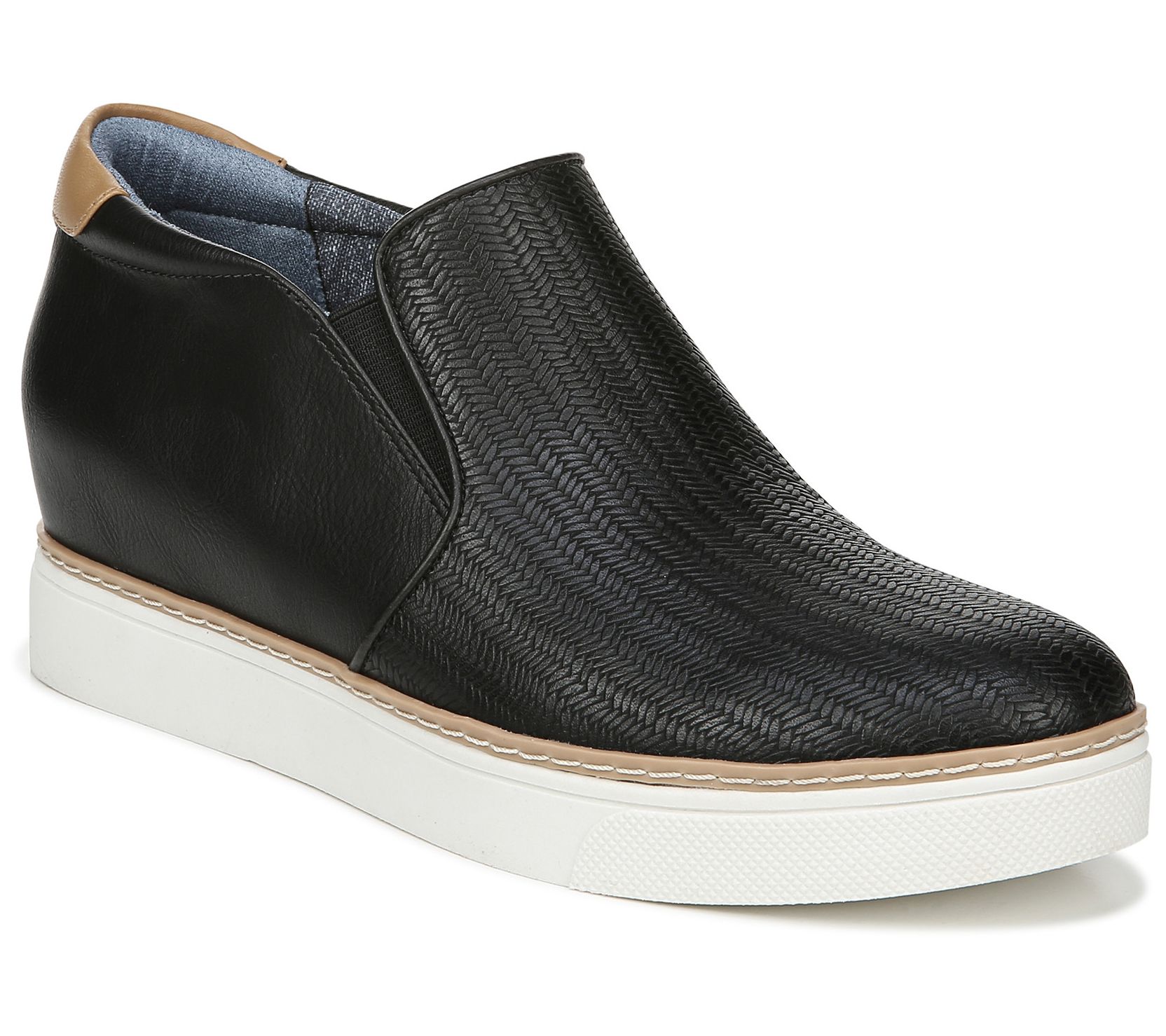 hidden wedge slip on sneakers