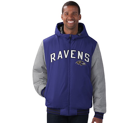 NFL Men's Hooded Zip Front Jacket