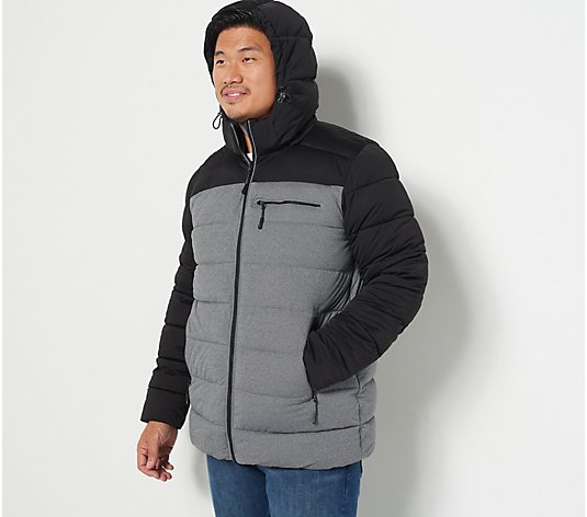 Nuage Men's Quilted Stretch Puffer Coat