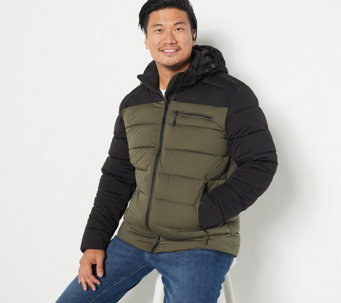 Nuage Men's Quilted Stretch Puffer Coat - A457456