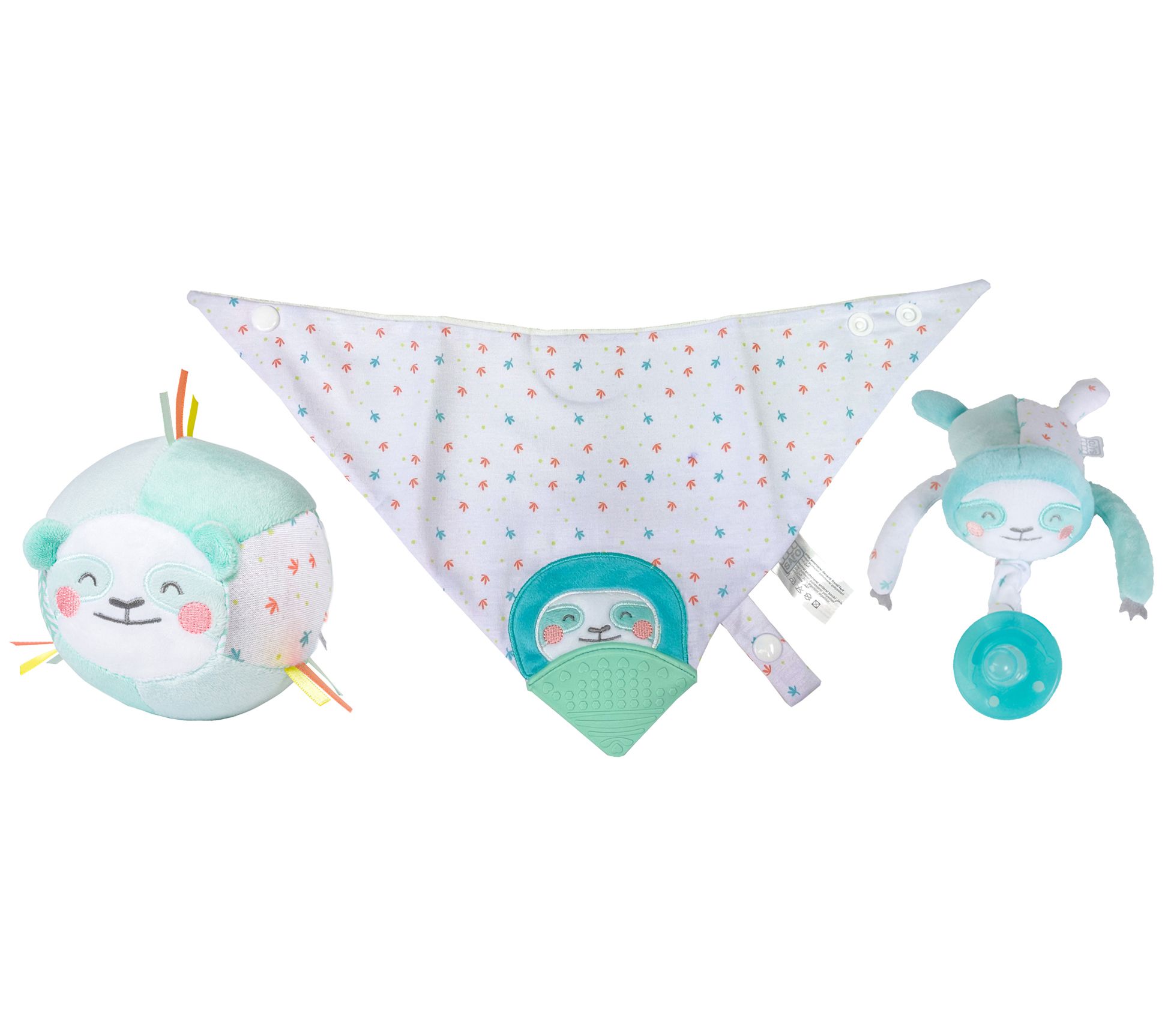 SARO Sloth Baby Bib Bundle