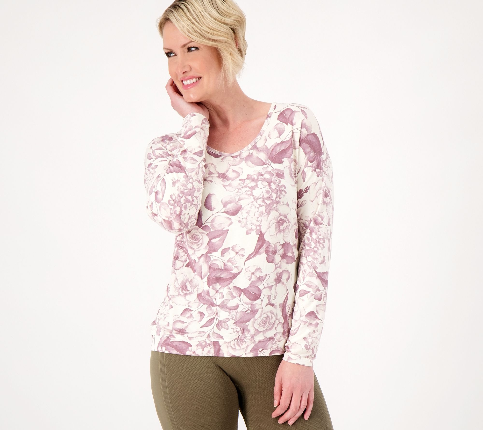 zuda Z-ReFresh Aloe Infused Long Sleeve Sleep Top